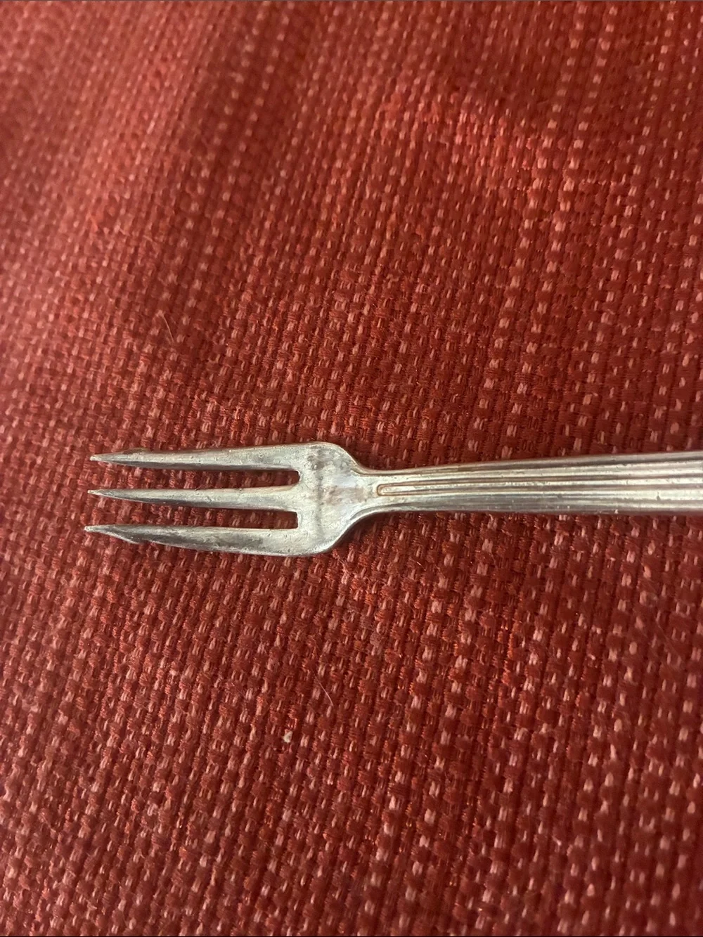Vintage Hotel Statler cocktail fork (circa 1940’s)
